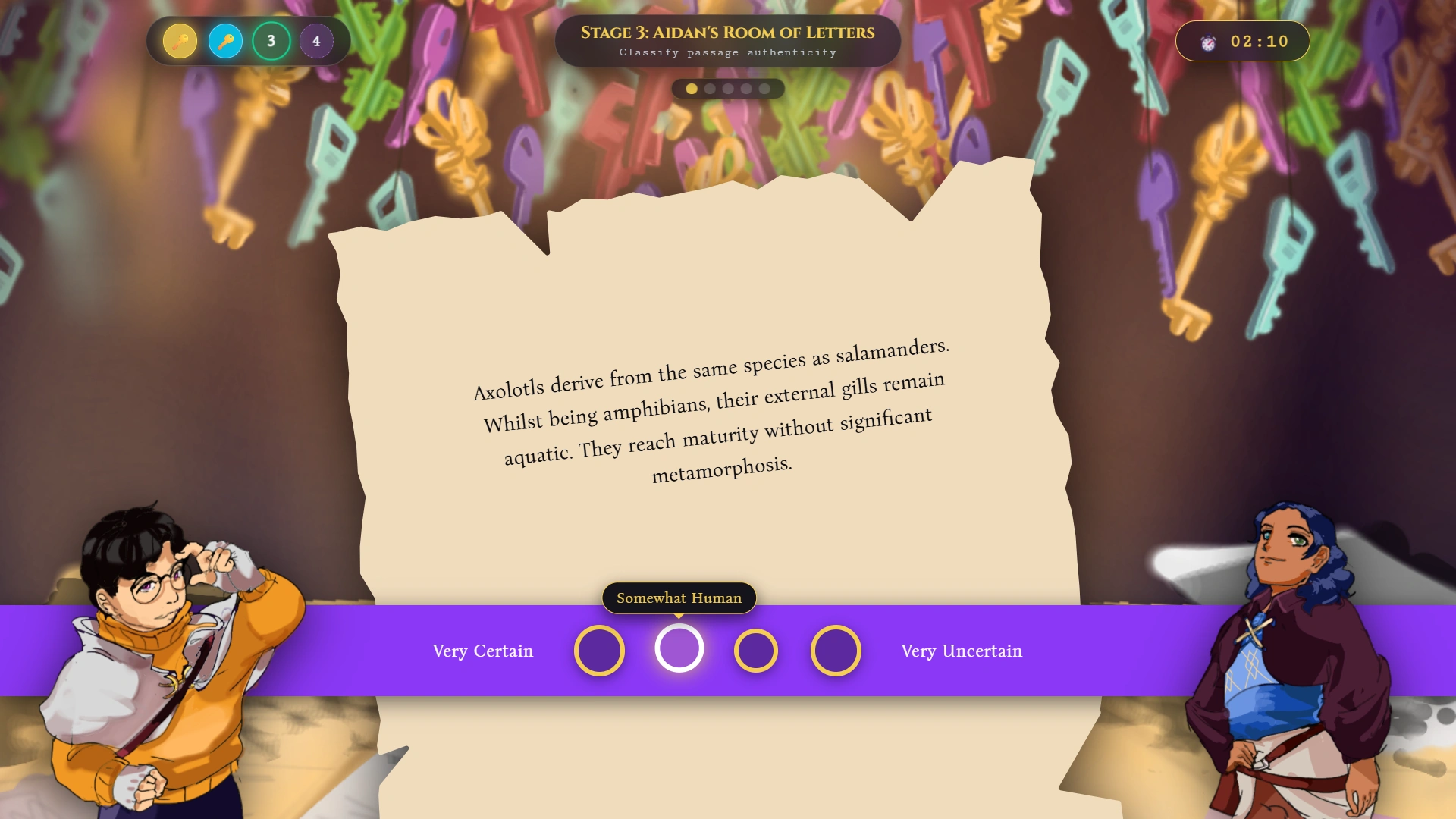 Stage 3 Textual AIAS Gameplay